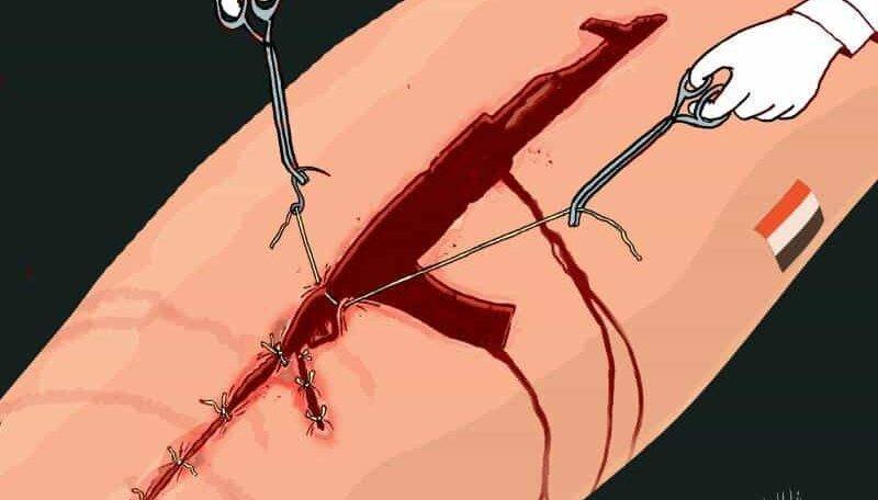 كاريكاتير | تضميد جراح الحرب