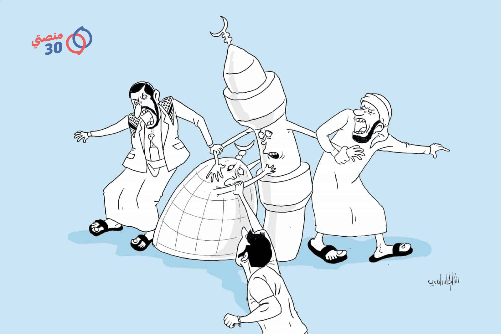 كاريكاتير | الشقاق المذهبي!