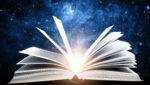 Opened,Magic,Book,With,Sun,And,Galaxy.,Elements,Of,This
