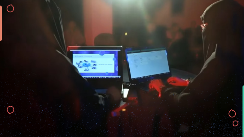فتاتان تسعيان لمواجهة الأوبئة بتقنيات متقدمة!