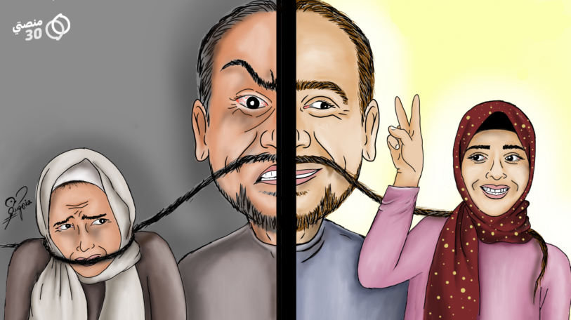 كاريكاتير | أيهما يمثل الرجولة؟