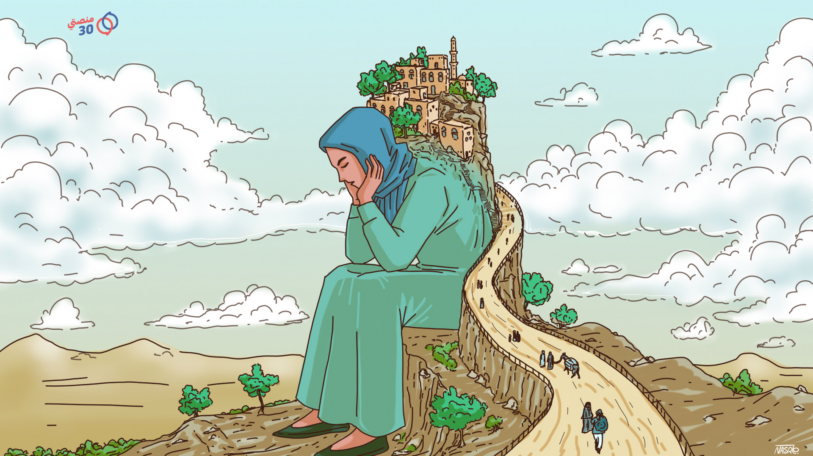 كاريكاتير | على عاتق النساء!