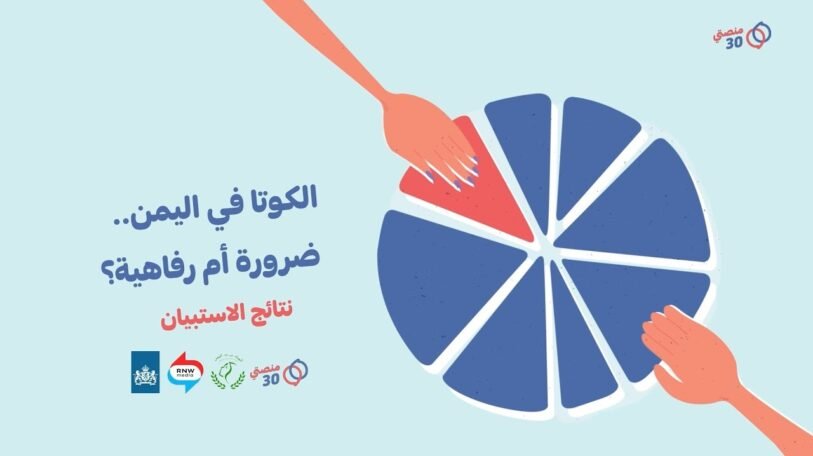 فيديو | نتائج استبيان «الكوتا النسائية في اليمن»