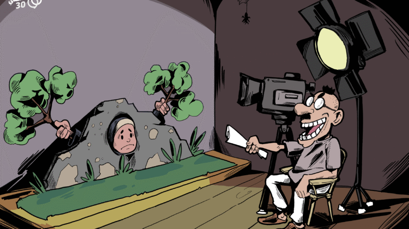 كاريكاتير | دراما تصورها ديكور!